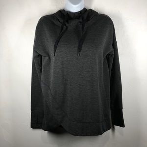 Yogalicious gray hooded sweatshirt size xs